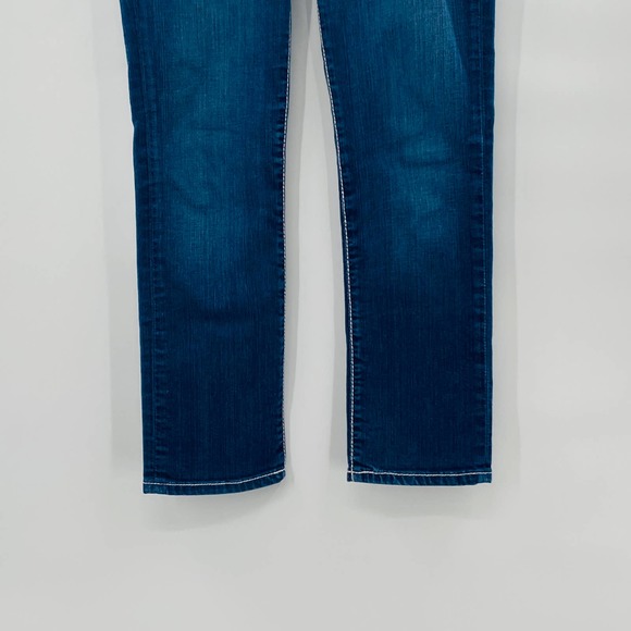 BKE Buckle Stella Stretch Cropped Jean Bling Rhinestone Pockets Med Wash Size 26 - Picture 6 of 10